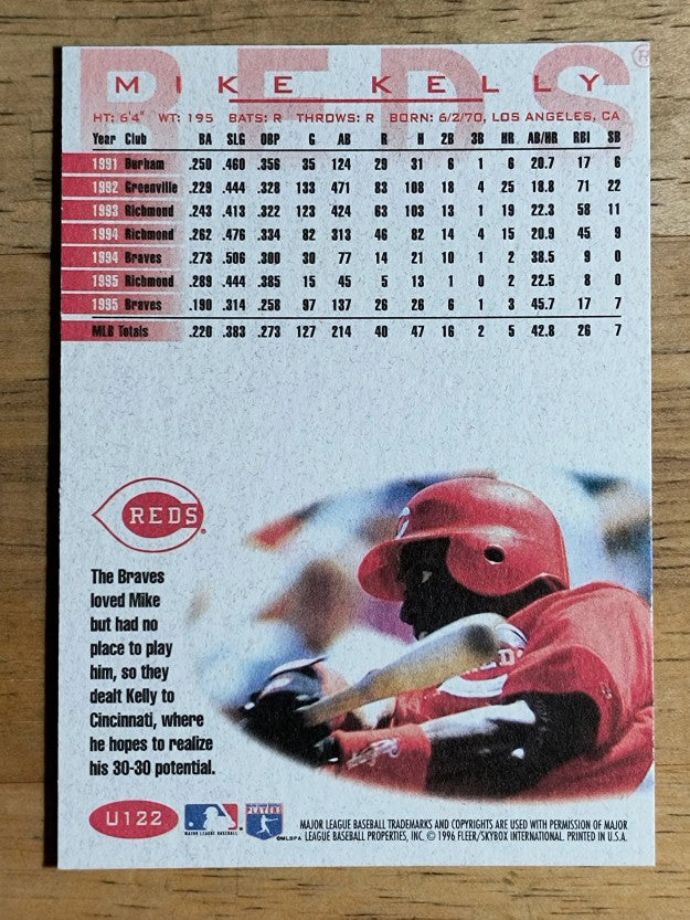 1996 Fleer Update #U122 Mike Kelly