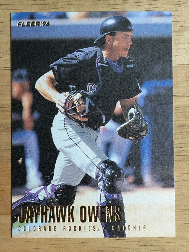 1996 Fleer Update #U129 Jayhawk Owens