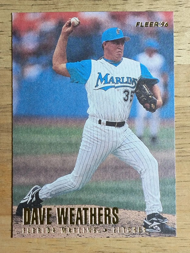 1996 Fleer Update #U134 Dave Weathers