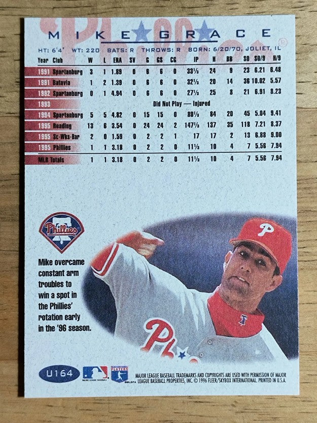 1996 Fleer Update #U164 Mike Grace RC
