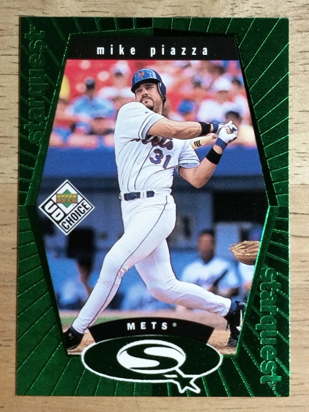 1999 UD Choice StarQuest Green #6 Mike Piazza