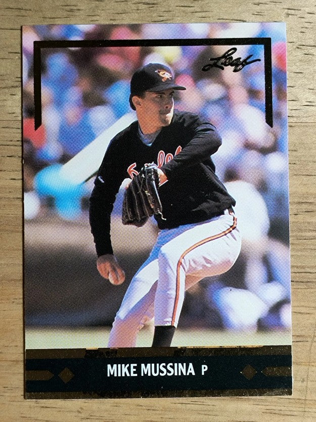 1991 Leaf Gold Rookies #BC12 Mike Mussina (EXMT)
