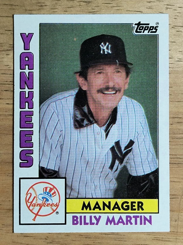 1984 Topps #81 Billy Martin MG