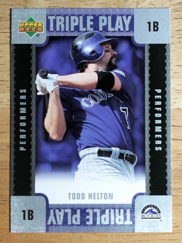2007 Upper Deck Triple Play Performers #TPTH Todd Helton