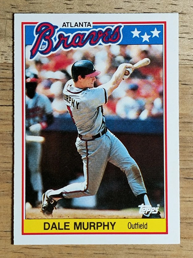 1988 Topps UK Minis #52 Dale Murphy