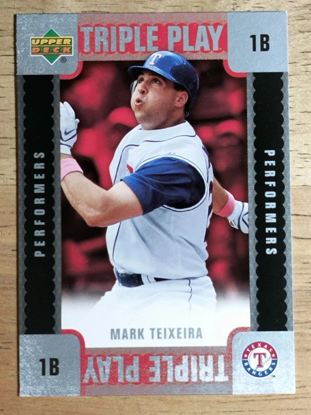 2007 Upper Deck Triple Play Performers #TPMT Mark Teixeira