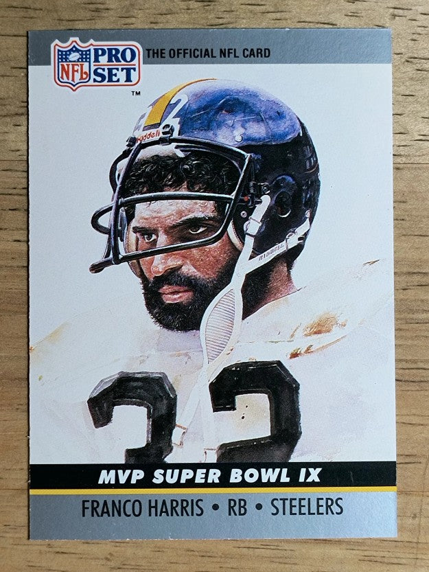 1990 Pro Set Super Bowl MVP's #9 Franco Harris