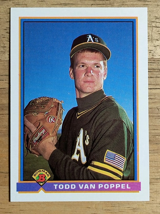 1991 Bowman #218 Todd Van Poppel RC