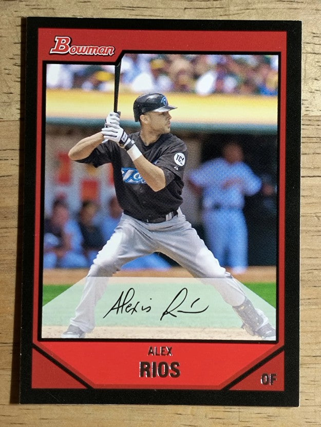 2007 Bowman #126 Alex Rios