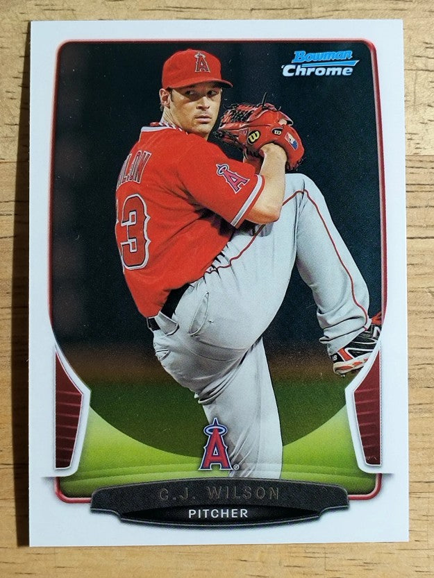2013 Bowman Chrome #26 C.J. Wilson