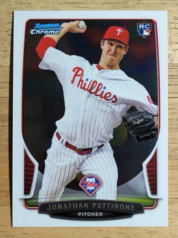 2013 Bowman Chrome #62 Jonathan Pettibone RC