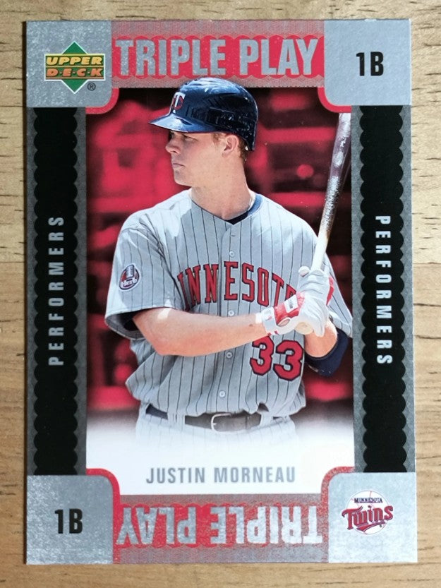 2007 Upper Deck Triple Play Performers #TPJM Justin Morneau