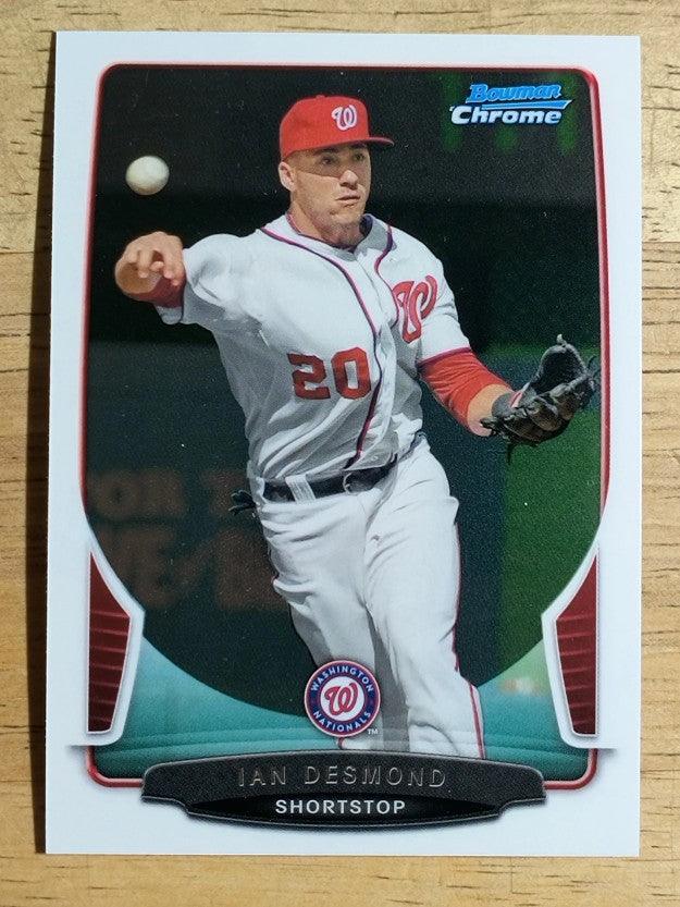 2013 Bowman Chrome #98 Ian Desmond