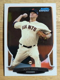 2013 Bowman Chrome #150 Matt Cain