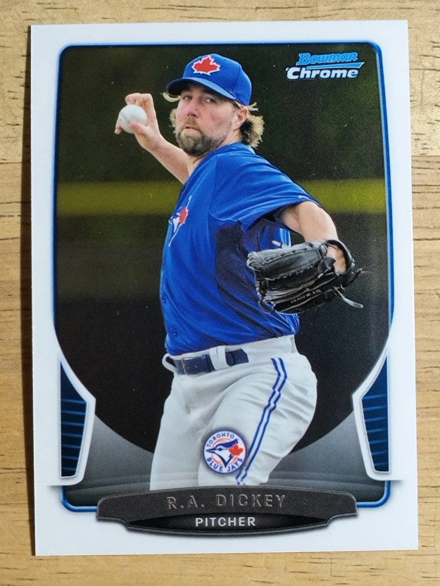 2013 Bowman Chrome #156 R.A. Dickey