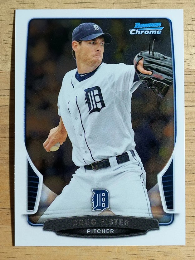 2013 Bowman Chrome #184 Doug Fister