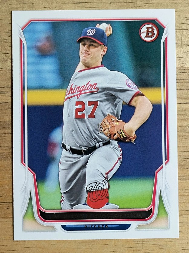 2014 Bowman #21 Jordan Zimmermann