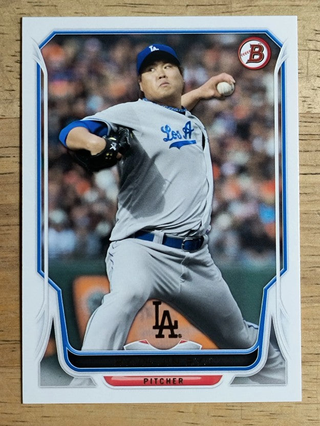 2014 Bowman #207 Hyun-Jin Ryu