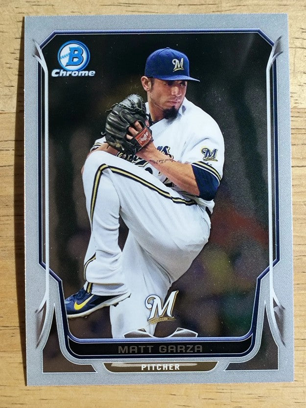 2014 Bowman Chrome #76 Matt Garza