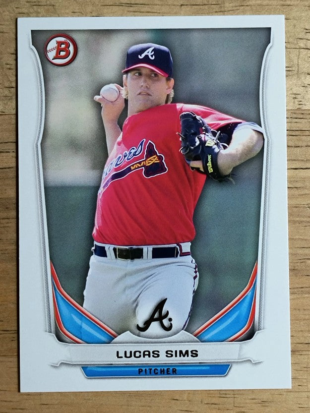 2014 Bowman Draft Top Prospects #TP13 Lucas Sims