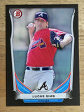 2014 Bowman Draft Top Prospects Asia Black #TP13 Lucas Sims