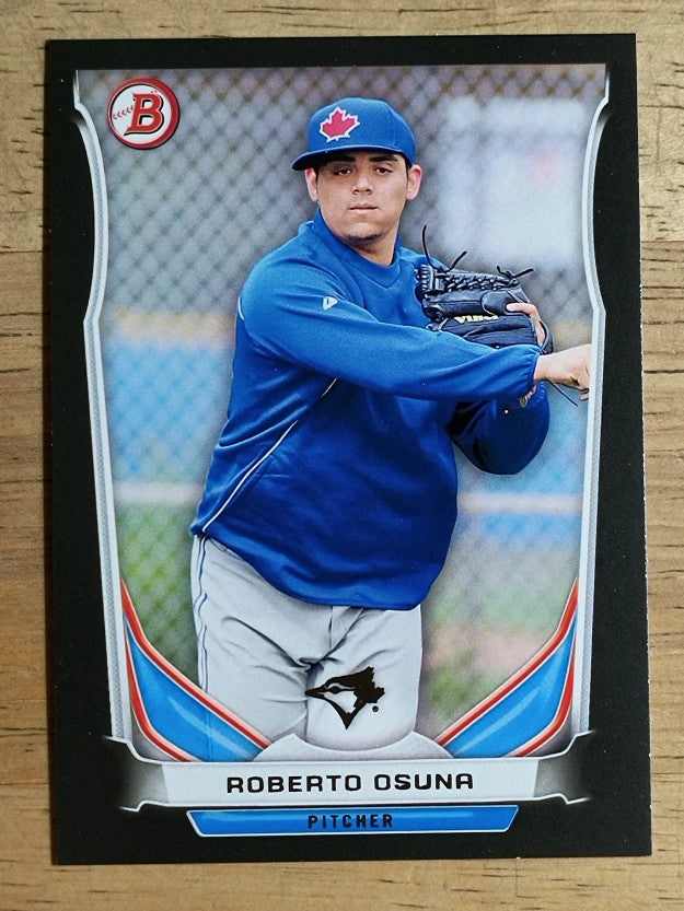 2014 Bowman Draft Top Prospects Asia Black #TP86 Roberto Osuna