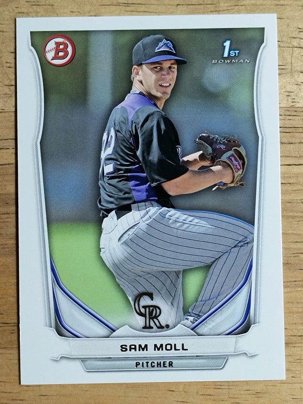 2014 Bowman Prospects #BP39 Sam Moll