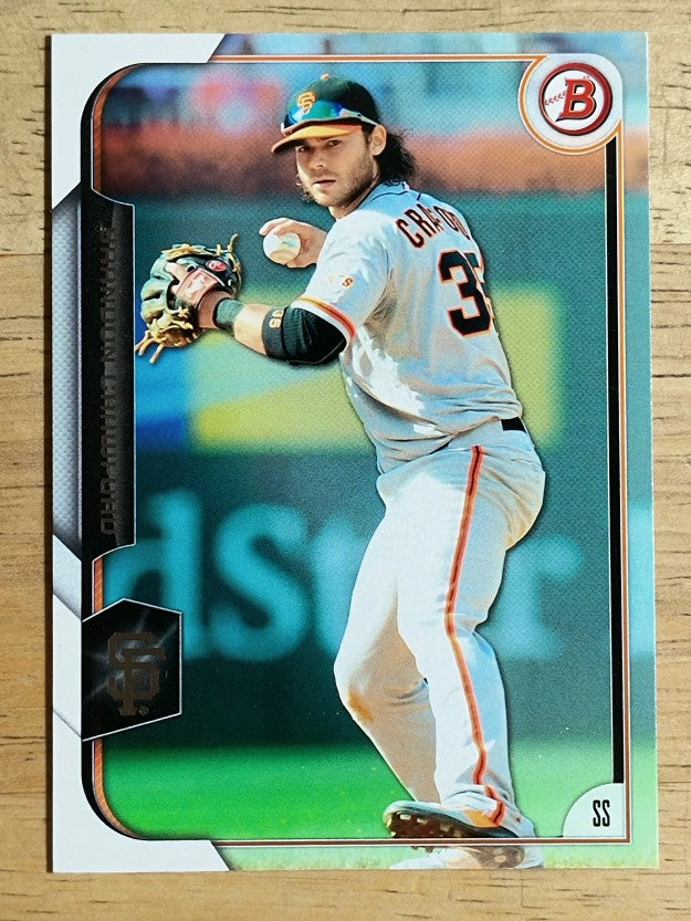 2015 Bowman #9 Brandon Crawford