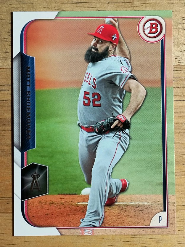 2015 Bowman #41 Matt Shoemaker