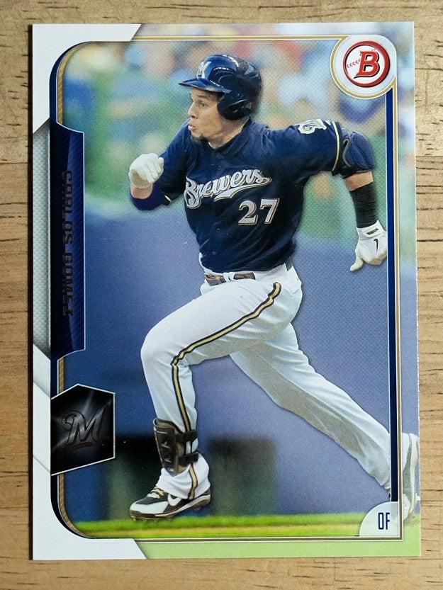 2015 Bowman #57 Carlos Gomez