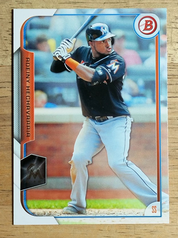 2015 Bowman #60 Adeiny Hechavarria