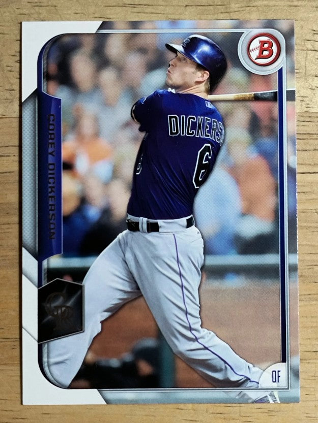 2015 Bowman #74 Corey Dickerson