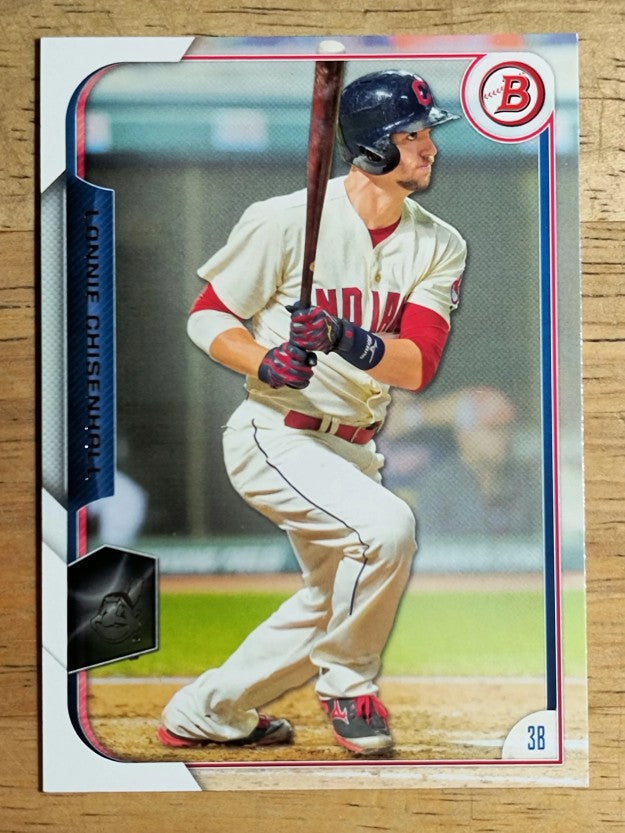2015 Bowman #105 Lonnie Chisenhall