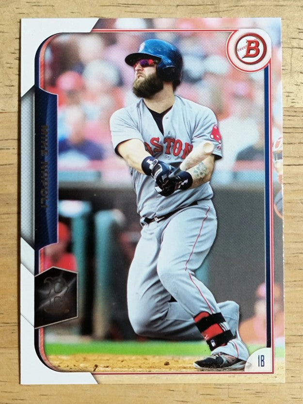 2015 Bowman #117 Mike Napoli