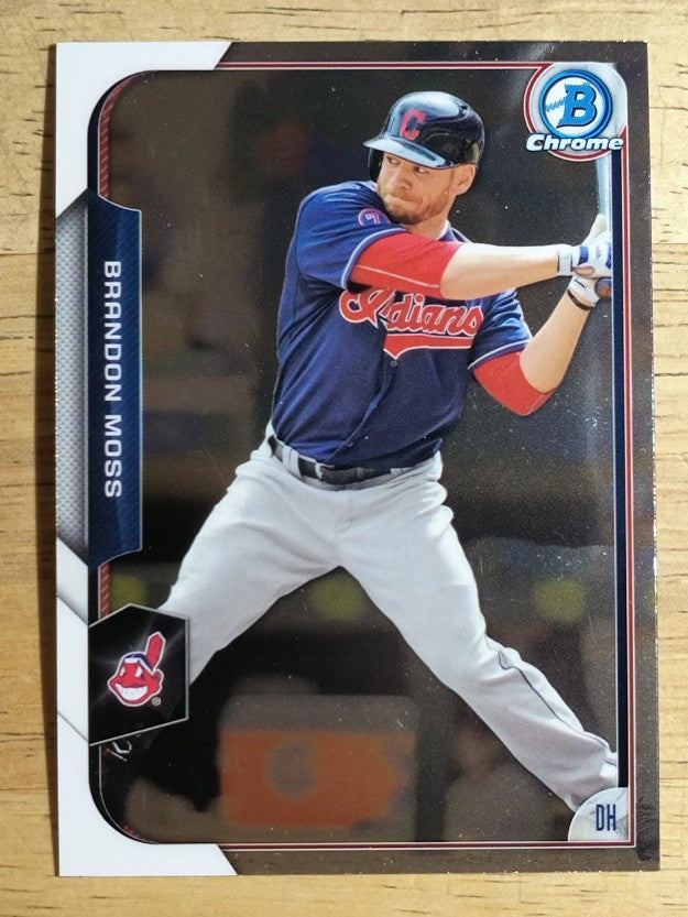2015 Bowman Chrome #29 Brandon Moss