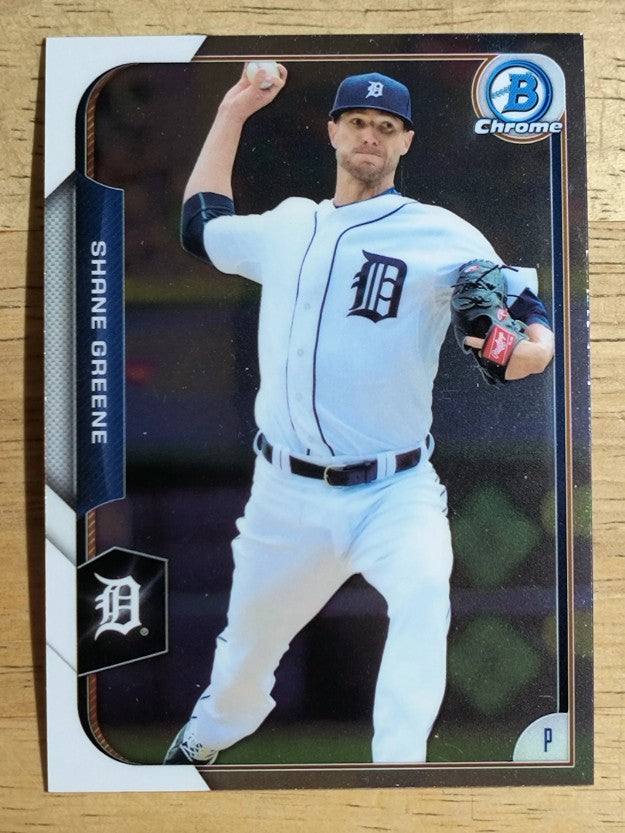 2015 Bowman Chrome #43 Shane Greene