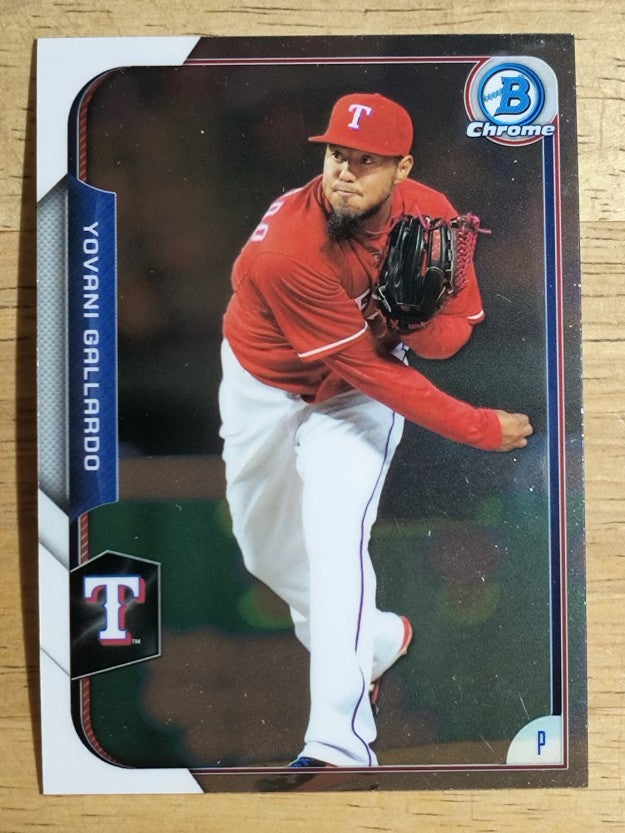 2015 Bowman Chrome #68 Yovani Gallardo