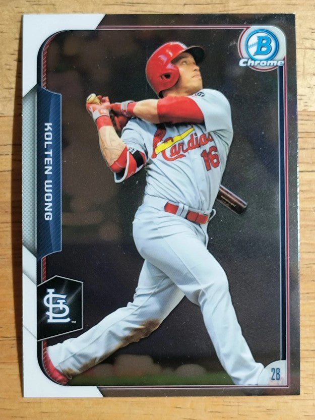 2015 Bowman Chrome #77 Kolten Wong