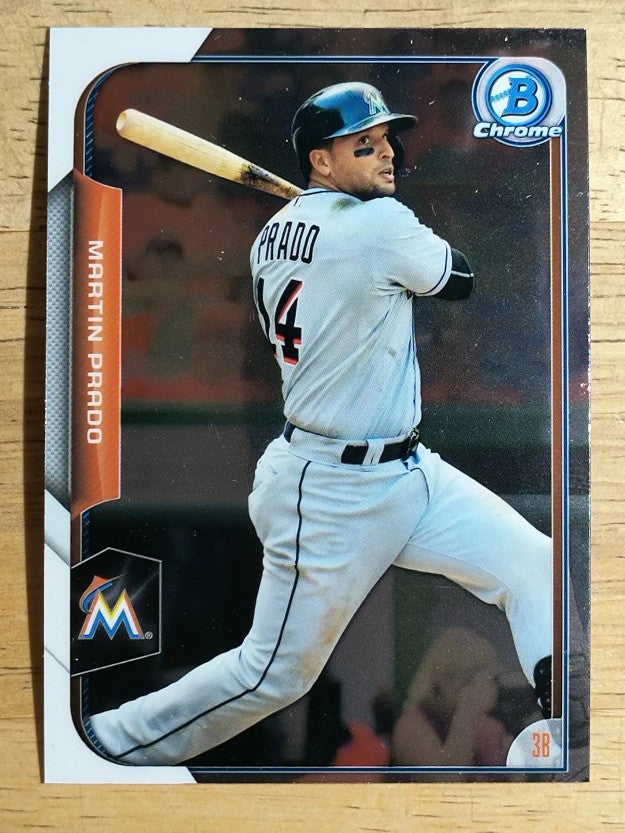 2015 Bowman Chrome #95 Martin Prado