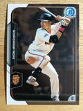 2015 Bowman Chrome #101 Norichika Aoki