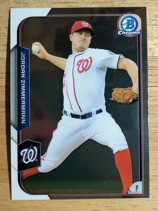 2015 Bowman Chrome #133 Jordan Zimmermann