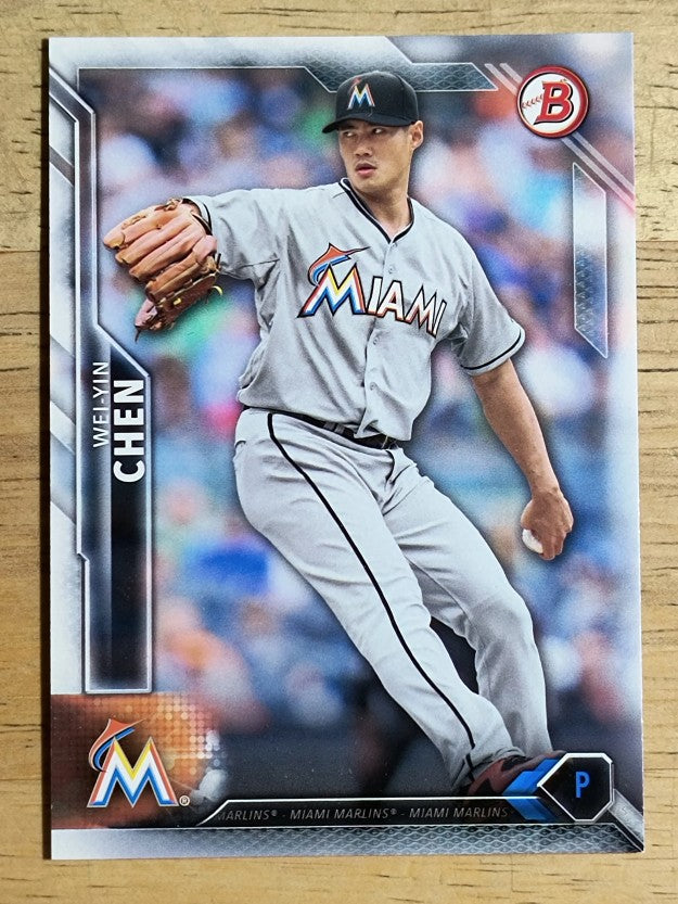 2016 Bowman #94 Wei-Yin Chen