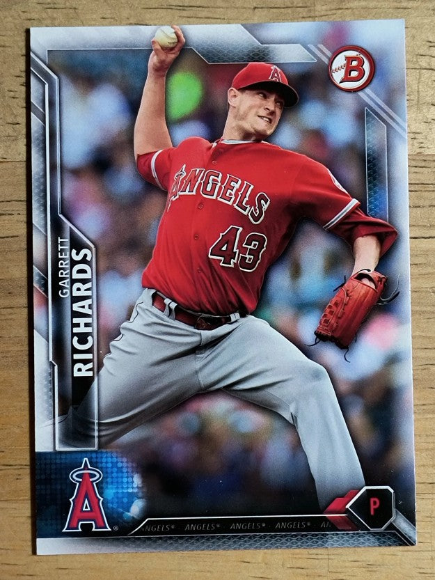 2016 Bowman #97 Garrett Richards