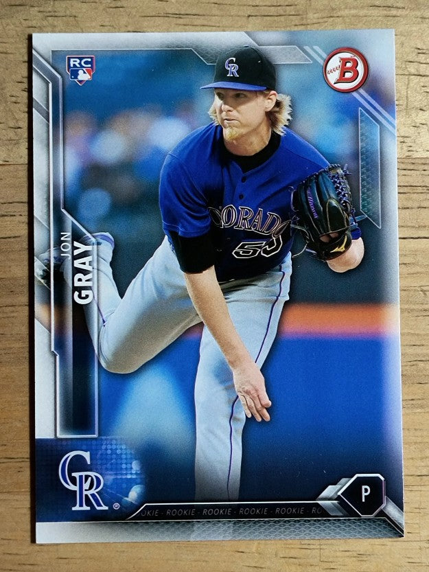 2016 Bowman #134 Jon Gray RC