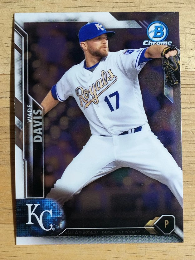 2016 Bowman Chrome #13 Wade Davis