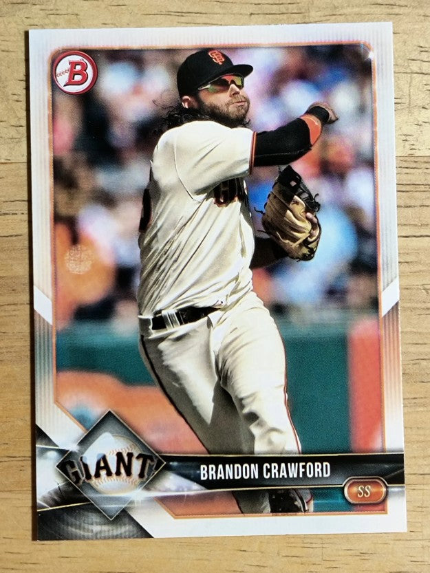 2018 Bowman #89 Brandon Crawford