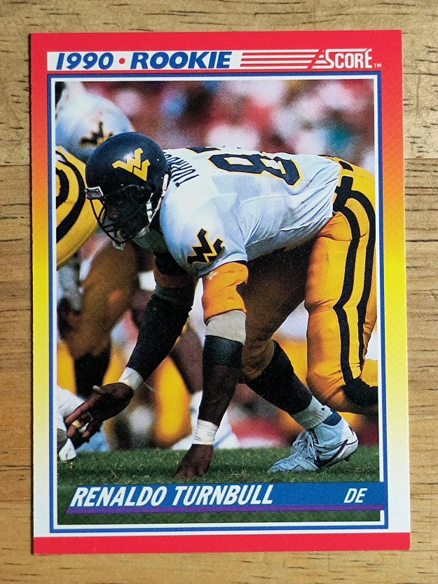 1990 Score #296 Renaldo Turnbull RC