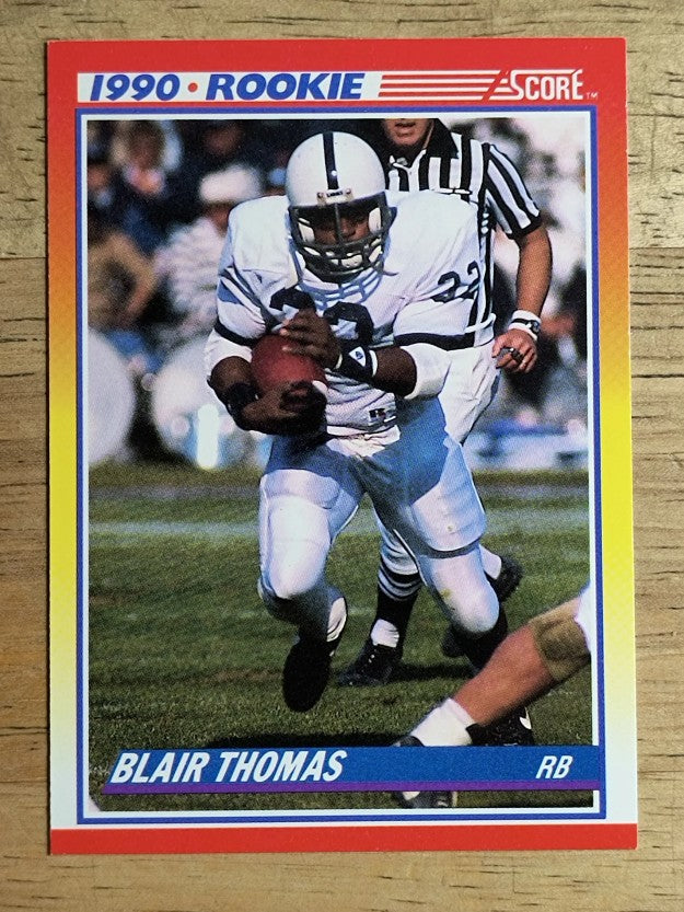 1990 Score #300 Blair Thomas RC