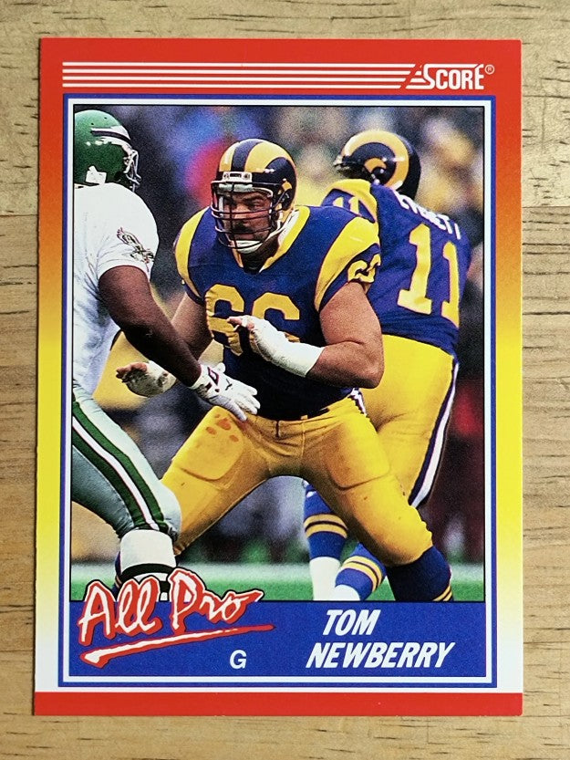 1990 Score #585 Tom Newberry AP
