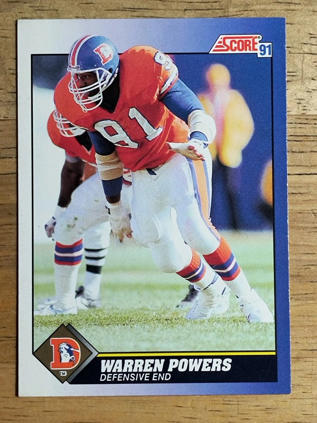 1991 Score #46 Warren Powers